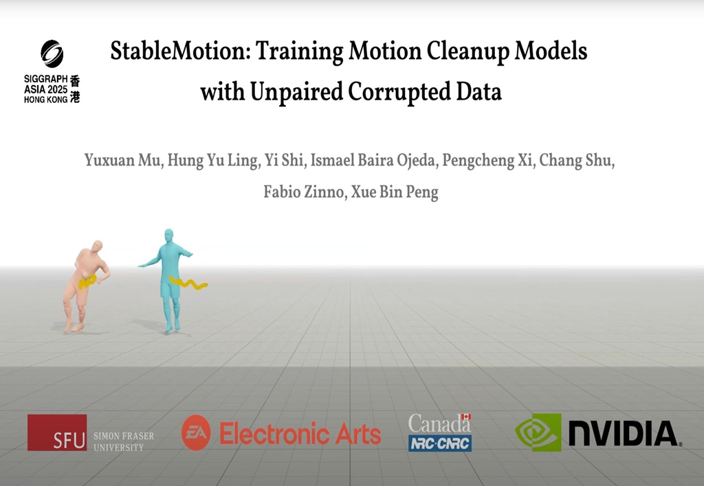 AI時代の“新しいモーション生成”──StableMotionが切り開く、クリエイションの次なるスタンダード