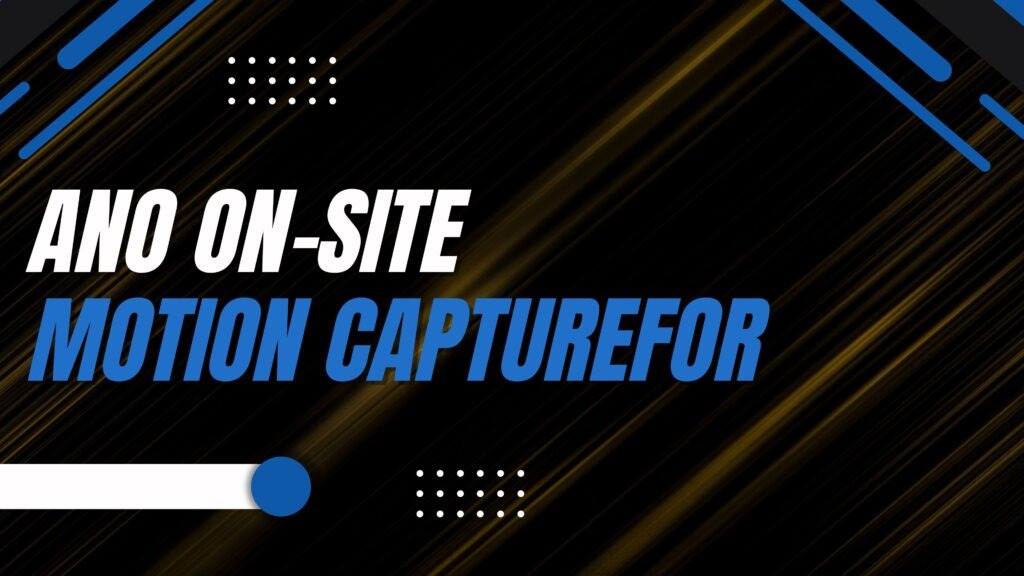 ANO 出張モーションキャプチャー「どこでもモーキャプスタジオ」に変える可搬型サービス