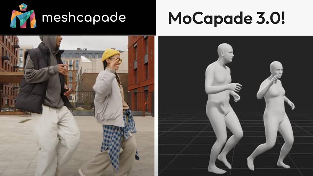単眼動画から最大4人を同時キャプチャ。ドイツMeshcapade社が「MoCapade 3.0」をリリース